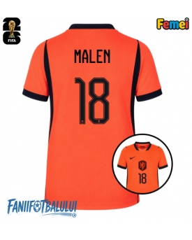Țările de Jos Donyell Malen #18 Echipament de Fotbal Replică Mondial 2026 Femei Acasa